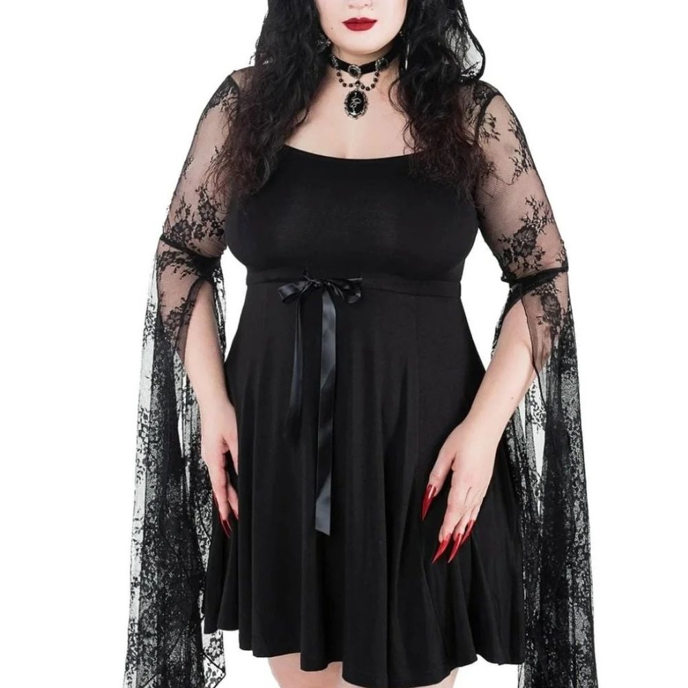 Killstar Dead Inside Hood Dress